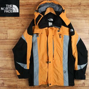 J2S/R8.30-4　THE NORTH FACE　ノースフェイス　マウンテンパーカー　ナイロン　アクティブジャケット　メンズ　S　アウター　イエロー系