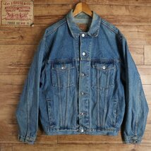 C6K/Y7.10-1　90s　Levi’s　リーバイス　70503-02　デニムジャケット　トラッカージャケット　Gジャン　ジージャン　メンズ　XL_画像1