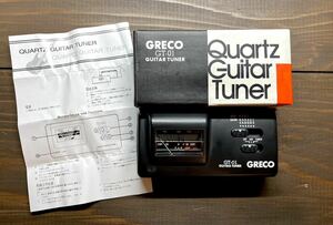  rare retro GRECO GT-01 quartz guitar tuner 