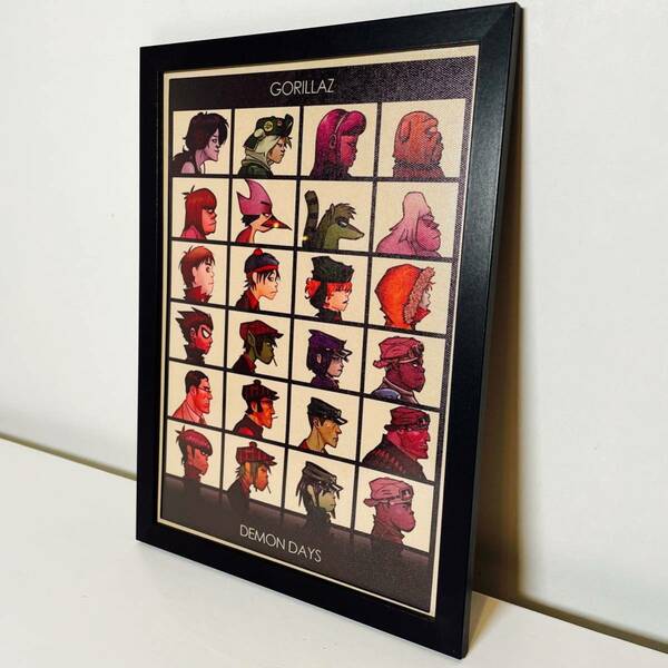 【黒額付きポスター】gorillaz ゴリラズ demon days④(新品)