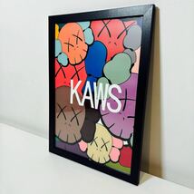 【額付きポスター】KAWS(カウズ)23ベアブリック(A4サイズ)_画像1