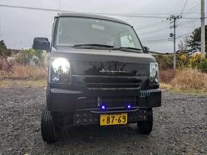 札幌 送料無料 エブリイ JOINターボ 4WD MT リフトアップ カスタム多数 リサイクル料金 月割り税不要