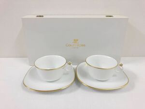 Noritake ノリタケ Courreges クレージュ カップ&ソーサー ペア 未使用 箱付き 洋食器