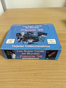 Los Super Cards del Munbial Francia'98 未開封ボックス36パック(フランスＷ杯のサッカーカード)
