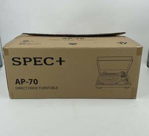 □M74　【未使用品】SPEC＋ AP-70 スペック レコードプレーヤー ダイレクトドライブターンテーブル
