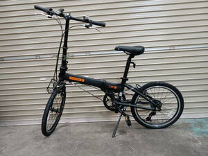 △Y6【引取歓迎】☆DAHON ダホン HIT ヒット 20インチ 変速 6スピード マットブラック アキボウ仕様限定?★ 折り畳み 自転車