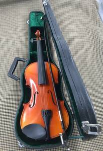 □M69　Andalusia アンダルシア ヴァイオリン バイオリン AV-80Y ハードケース付 弦楽器