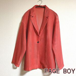 ページボーイ　PAGE BOY ジャケット　シアーメッシュジャケット　アウター