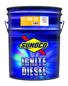 送料無料！　SUNOCO　IGNITE DIESEL　スノコ　イグナイトディーゼル　DL-1　5W-30　全合成　Full Synthetic　 20L缶　ディーゼルオイル