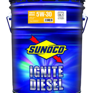 送料無料！ SUNOCO IGNITE DIESEL スノコ イグナイトディーゼル DL-1 5W-30 全合成 Full Synthetic  20L缶 ディーゼルオイルの画像1