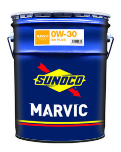送料無料！　SUNOCO　MARVIC　スノコ　マーヴィック　SN　PLUS相当　0W-30　Synthetic　Level:部分合成　 20L缶　エンジンオイル
