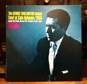 【LP・日本盤・モノラル・美盤】The George Wallington Quintet Live! At Cafe Bohemia/1955 ジョージ・ウォリントン五重奏団 