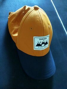 子供帽子 キャップ ゴルフウェア ロゴ オレンジ 紺 ネイビー 