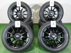 4本 MSW 85 16インチ ホイール 6.5J +50 4H PCD 100 スタッドレス ナンカン CORSAFA 2020年 195/55R16 MINI ミニ R55 R56 ワン クーパーS