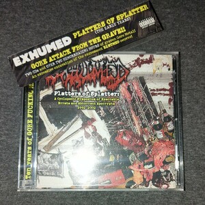 【超激レア】【２ＣＤ】EXHUMED(エグジュームド):PLATTERS OF SPLATTER 輸入盤 