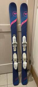 ROSSIGNOL ロシニョール ジュニアスキー板 2020 EXPERIENCE PRO W KID-X + KID-X 4 B76 White Silver 金具付き　送料込み　