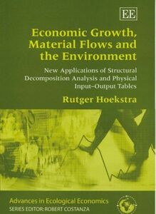 [A01976868]Economic Growth, Material Flows And the Environment: New Applica