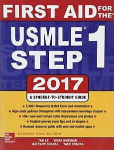 [A11528891]First Aid for the USMLE Step 1 2017 [Paperback] [Jan 01， 2017] N