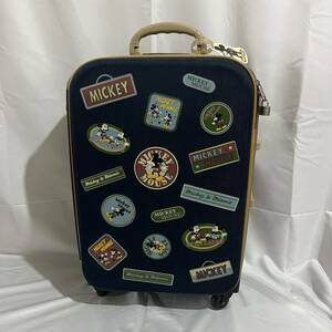 ディズニー スーツケース キャリーケース キャリーバッグ Mickey&Minnie 高さ57cm デニム