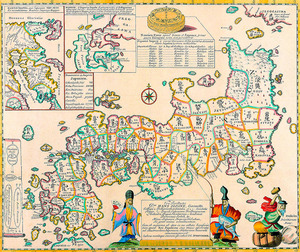古代日本地図　複製