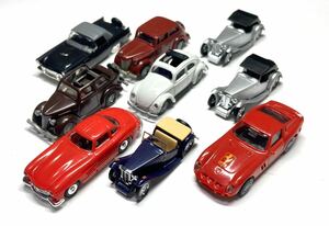 Praline Busch Ferrari GTO Beetle MG 300SL セット 1/87