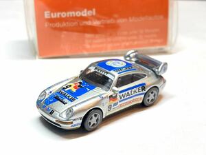 Euromodell Porsche 911 (993) Carrera Cup ポルシェ カレラ カップカー 1/87 シルバー 