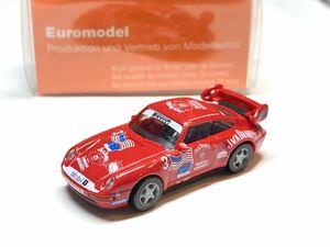 Euromodell Porsche 911 (993) Carrera Cup ポルシェ カレラ カップカー 1/87 レッド