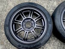 軽量 RAYS レイズ A-LAP 6J +40 pcd100 タイヤ付 RE71RS 165/55R14 軽耐久等に 実用品 _画像4