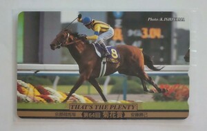 PRC 2003年G1テレホンカード ザッツザプレンティ　菊花賞　安藤勝己