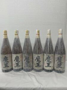 訳有り！【古酒　プレミアム焼酎6本】名門の絆　魔王1800ml 25度　2007年から2009年　劣化　黒ズミ　汚れ有り　送料無料