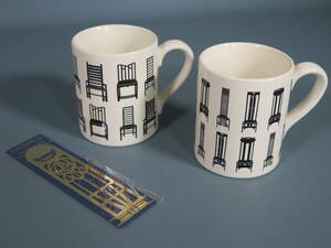 マクラガン・スミス マグカップ2客＆マッキントッシュ ブックマーク 1994 GSA Enterprises mclaggan smith mugs★デザイナーズチェア