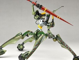 2009 EVANGELION 海洋堂『リボルテックヤマグチ No.077 エヴァンゲリオン仮設5号機 劇中カラー版』全高約15cm 台座・ 箱付き※未開封品