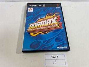 ディスク良品 SONY ソニー PS2 プレイステーション2 動作確認済 DDRMAX Dance Dance Revolution 6thMIX SAKA15