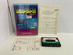 レトロPC　パソコン　富士通　FM 7　カセット　ソフト　状態良好　箱説明書付き　サンダーフォース