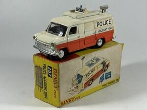 (s210)DINKY TOYS 287 POLICE ACCIDENT UNIT ディンキー ミニカー 当時物