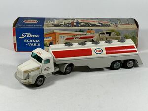 (s331) Tekno SCANIA-VABIS ESSO 447 テクノ ミニカー デンマーク 当時物