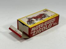 (s352) MIGNON MODEL TORINO ART.n13 MOTO GUZZI ZIGOLO 110cc ミニカー バイク 当時物_画像9