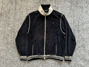 黒! 希少 80s pierre cardin ピエールカルダン ベロア トラックジャケット ビンテージ ☆ 90s adidas unbro ジャージ