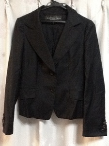 [BODY DRESSING Deluxe] long sleeve wool jacket /38* black * lady's * Body Dressing Deluxe *USED