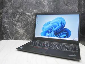 i7-8th Lenovo ThinkPad E590 メモリ16G/SSDNVMe256G+SSD525G/Windows11Pro 22H2クリーンインストール/15.6型FHD(1920×1080)/20NC-S0AS00