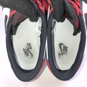 【中古】NIKE AIR JORDAN1 RETRO LOW OG BLACK TOE サイズ：27cm CZ0790-104 ナイキ ジョーダン ブラックトゥ つま黒[240024445086]の画像6