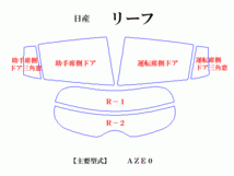 【在庫処分セール】リーフ ZE0　パステルカラーウィンドウフィルム　ブルー グリーン イエロー ピンク ミラー系　カット済みカーフィルム_画像2