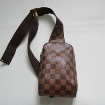 LV Louis Vuitton ルイヴィトン ダミエ ジェロニモス ショルダーバッグ メンズバッグ 中古_画像3