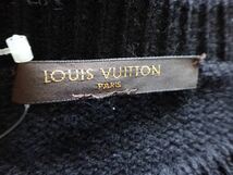 Louis Vuitton ルイヴィトン ワンピース 半袖 黒 ウール100% 黒 本物 中古_画像9