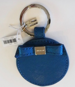  with translation COACH Coach mirror attaching key holder key ring blue leather used 