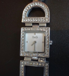 D &amp; G Dolce &amp; Gabbana Dolce &amp; Gabbana Watch Ladies Men DW0031 [использовали] T-002