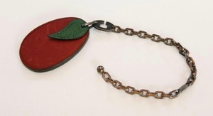 HERMES Hermes fruit key holder red [ used ]