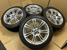 ホイール付タイヤ４本セット((BMW M Sport 5シリーズ、6シリーズ、X1 Mスポーツ 純正アルミ F30 F320D スペシャルスポーツ 9J+44 8J+30 _画像7