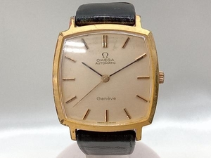 【OMEGA】オメガ 3針 Geneve 不動 腕時計 手巻 メンズ 中古