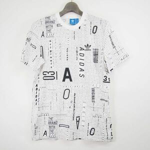 未使用 アディダス オリジナルス adidas originals AOP SUBTLE TEE 半袖Tシャツ(J/L)ホワイト/BS4810